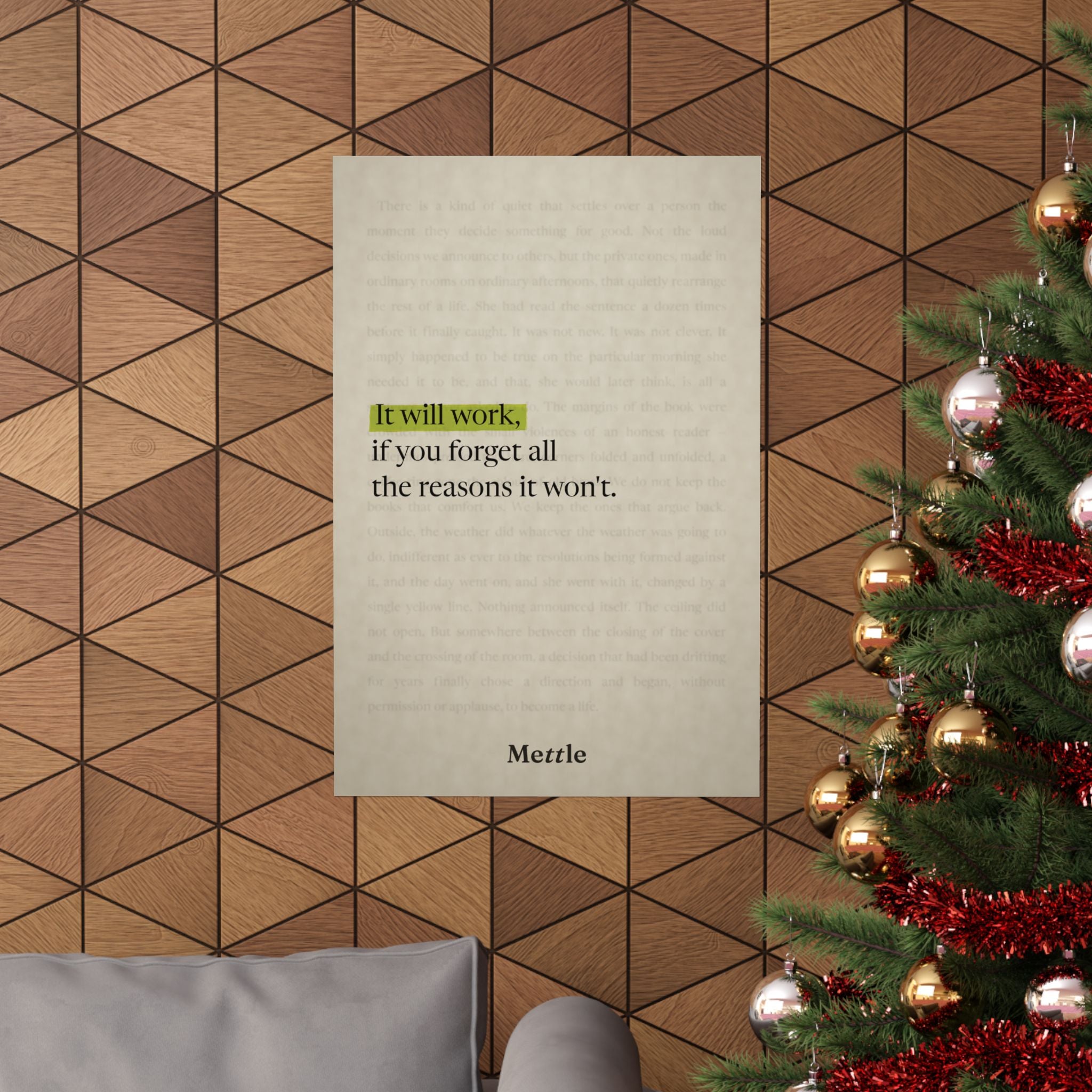 It Will Work — Motivational Poster | Discipline Wall Art